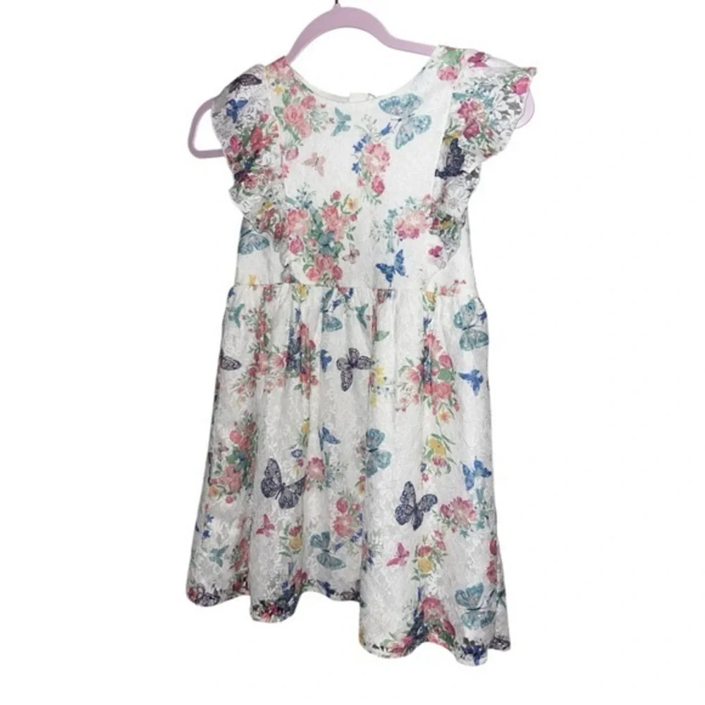 Elegant White Lace Dress by Beebay